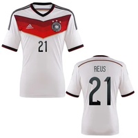 Adidas DFB Herren Heim Trikot Reus 2014 white/black/victory red/matte silver XXL Adidas DFB Herren Heim Trikot Reus 2014 white/black/victory red/matte silver XXL
