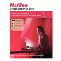 McAfee VirusScan Plus 2009 3 User DE Win McAfee VirusScan Plus 2009 3 User DE Win