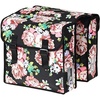 Basil Gepäckträgertasche Blossom Roses M-Double schwarz Basil Gepäckträgertasche Blossom Roses M-Double schwarz