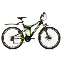 KS-Cycling Zodiac 26 Zoll RH 48 cm schwarz/grün Schutzbleche KS-Cycling Zodiac 26 Zoll RH 48 cm schwarz/grün Schutzbleche