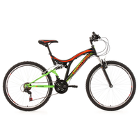 KS-Cycling Castello 26 Zoll RH 46 cm schwarz/grün/orange KS-Cycling Castello 26 Zoll RH 46 cm schwarz/grün/orange