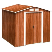 Tepro Metallgerätehaus Riverton 6 x 6 2,01 x 1,82 m holzoptik Tepro Metallgerätehaus Riverton 6 x 6 2,01 x 1,82 m holzoptik