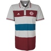 Adidas FC Bayern München Herren Poloshirt medium grey/cardinal/tribe blue XS Adidas FC Bayern München Herren Poloshirt medium grey/cardinal/tribe blue XS
