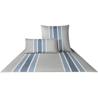 Joop! Fashion Stripes stahlblau (135x200+80x80cm) Joop! Fashion Stripes stahlblau (135x200+80x80cm)