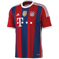 Adidas FC Bayern München Kinder Heim Club World Champions Trikot 2014/2015 fcb true red/collegiate royal/white Gr. 140 Adidas FC Bayern München Kinder Heim Club World Champions Trikot 2014/2015 fcb true red/collegiate royal/white Gr. 140