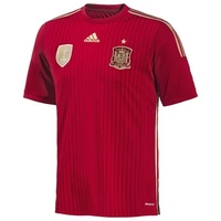 Adidas Spanien Herren Heim Trikot Weltmeisterschaft 2014 victory red/light football gold/university red L Adidas Spanien Herren Heim Trikot Weltmeisterschaft 2014 victory red/light football gold/university red L