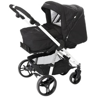Jette Kombikinderwagen Jeff inkl. Softtragetasche und Tragtasche, weiß Jette Kombikinderwagen Jeff inkl. Softtragetasche und Tragtasche, weiß