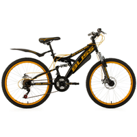 KS-Cycling Bliss 24 Zoll RH 38 cm schwarz/gelb KS-Cycling Bliss 24 Zoll RH 38 cm schwarz/gelb
