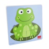 JUMBO Spiele Goula D53122 Holzpuzzle 3 Stufen Frosch. JUMBO Spiele Goula D53122 Holzpuzzle 3 Stufen Frosch.