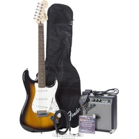 Fender Affinity Strat Set mit FM10G BSB brown sunburst Fender Affinity Strat Set mit FM10G BSB brown sunburst
