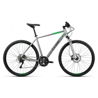 Cube Cross Pro 28 Zoll RH 54 cm silver/grey/green 2016 Cube Cross Pro 28 Zoll RH 54 cm silver/grey/green 2016