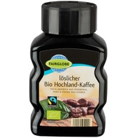 FAIRGLOBE Löslicher Bio Hochland Kaffee 100 g FAIRGLOBE Löslicher Bio Hochland Kaffee 100 g