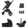 Concord Neo Mobility-Set Raven Black mit schwarzem Gestell Concord Neo Mobility-Set Raven Black mit schwarzem Gestell