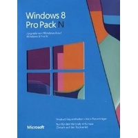 Microsoft Windows 8 Pro Pack N UPG DE Microsoft Windows 8 Pro Pack N UPG DE