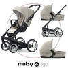 Mutsy igo Air silver/Comfort Cream inkl. Tragewannne und Sportsitz Mutsy igo Air silver/Comfort Cream inkl. Tragewannne und Sportsitz