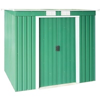 Tepro Metallgerätehaus Pent Roof 6 x 4 2,03 x 1,24 m grün Tepro Metallgerätehaus Pent Roof 6 x 4 2,03 x 1,24 m grün
