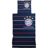 FC Bayern Bettwäsche Linon Streifen navy/weiß/rot FC Bayern Bettwäsche Linon Streifen navy/weiß/rot