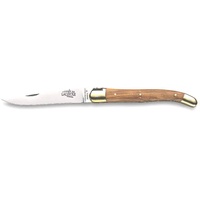 Forge de Laguiole Laguiole Messer 11cm, Mitres Messing, Griff Edelholz Olivenholz Forge de Laguiole Laguiole Messer 11cm, Mitres Messing, Griff Edelholz Olivenholz