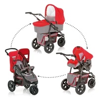 hauck Viper Trio Set Charcoal-red hauck Viper Trio Set Charcoal-red