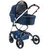Babywelt Spider Navy Melange inkl. 3 in 1 Tragenwanne Babywelt Spider Navy Melange inkl. 3 in 1 Tragenwanne