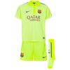 Nike Performance FC Barcelona Minikit 3rd Stadium 2014/2015 Kinder neongelb / blau M Nike Performance FC Barcelona Minikit 3rd Stadium 2014/2015 Kinder neongelb / blau M
