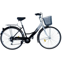 2Fast4You Cityrad 26 Zoll RH 52 cm Wave Damen schwarz/weiß 2Fast4You Cityrad 26 Zoll RH 52 cm Wave Damen schwarz/weiß