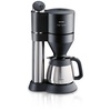 Severin Café Caprice Thermoline KA 5740 Edelstahl-gebürstet-schwarz Severin Café Caprice Thermoline KA 5740 Edelstahl-gebürstet-schwarz