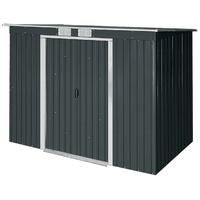 Tepro Metallgerätehaus Pent Roof 8x4 2,63 x 1,24 m anthrazit Tepro Metallgerätehaus Pent Roof 8x4 2,63 x 1,24 m anthrazit